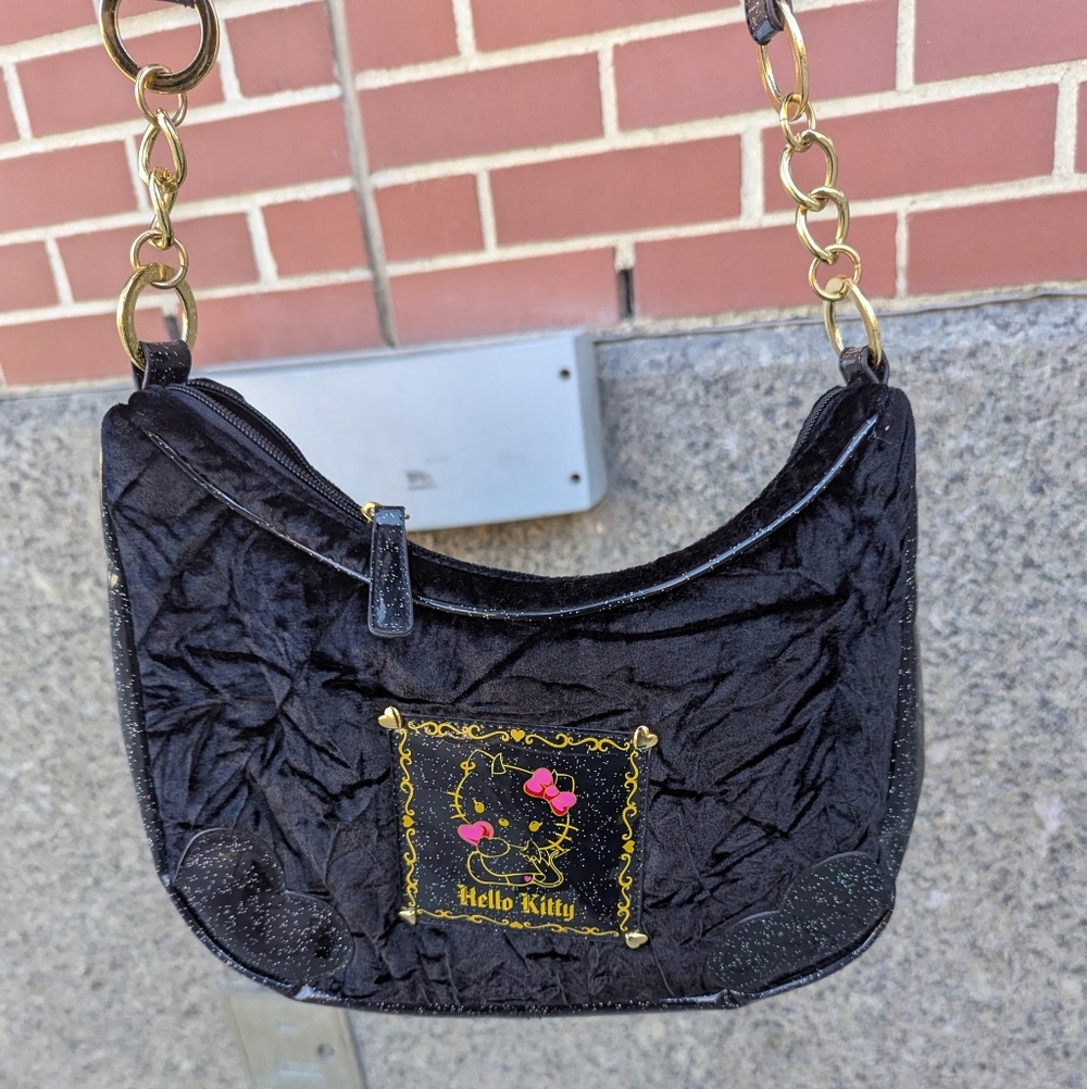 Hello Kitty Black Purse Bag